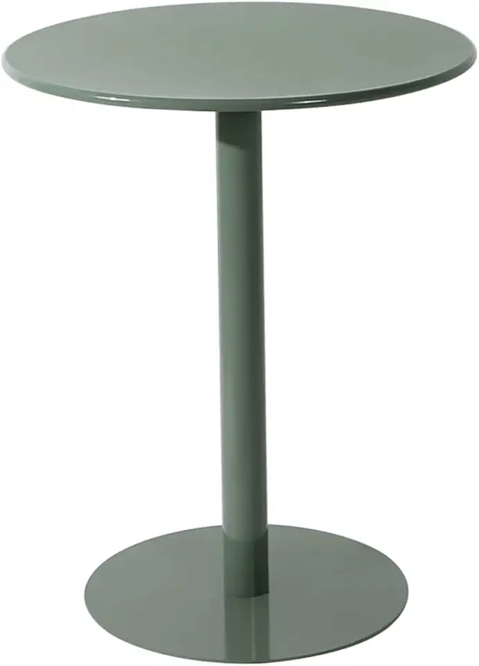 Luyckfrazy Round Bar Table, Counter Bistro Pub Tables with Fixed Tabletop and Stable Base, Breakfast Table, Coffee Side Table, Circular Cocktail Dining Table for Home, Office and Kitchen(40x40x50cm)