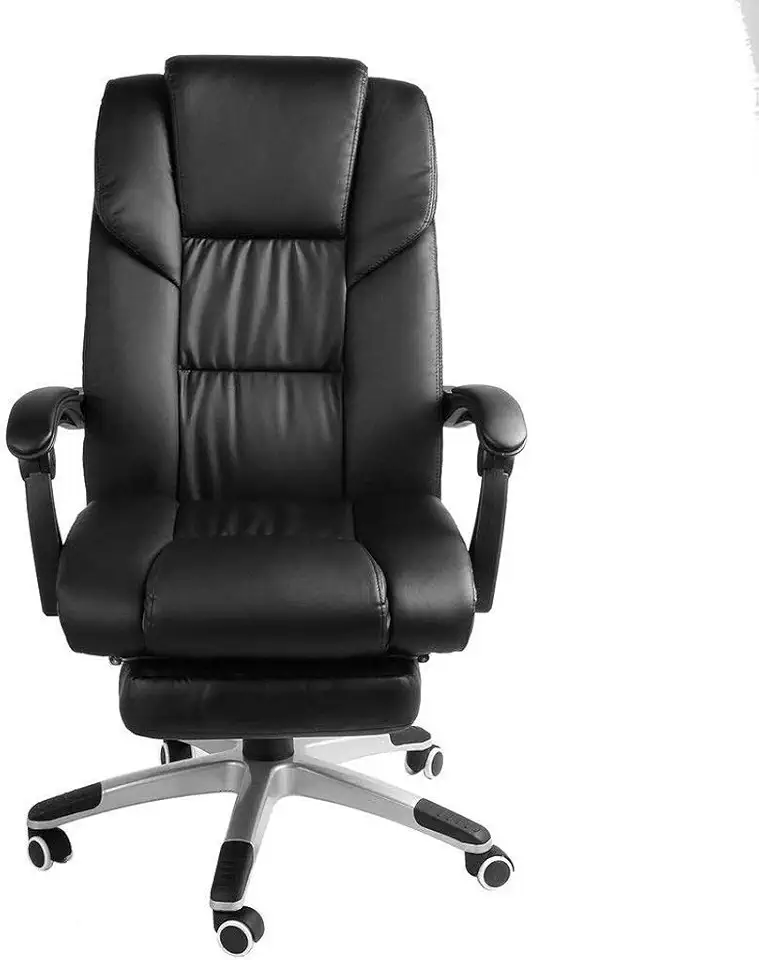 Office-Chair Boss Chair Simple Business Comfortable Reclining Back Swivel Chair Lift Back Tilting Leather Office Chair