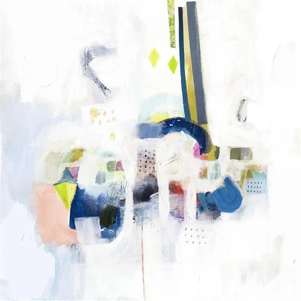 Giant Art 84x84 Boardwalk Taffy II Fine Art Giant Canvas Print in Multi-Color