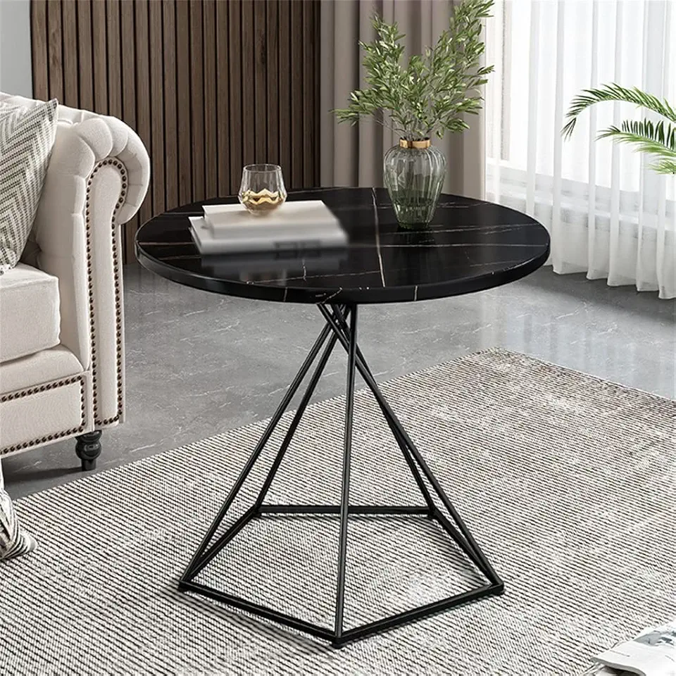Small Table Living Room Home Small Side Table Small Apartment Sofa Side Table Small Round Table (D 50 * 50 * 60cm)