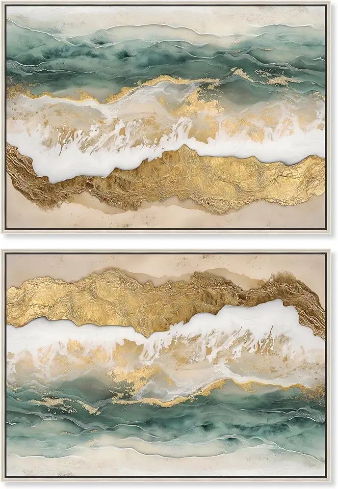 Art Remedy Coastal Abstracts Canvas, 54