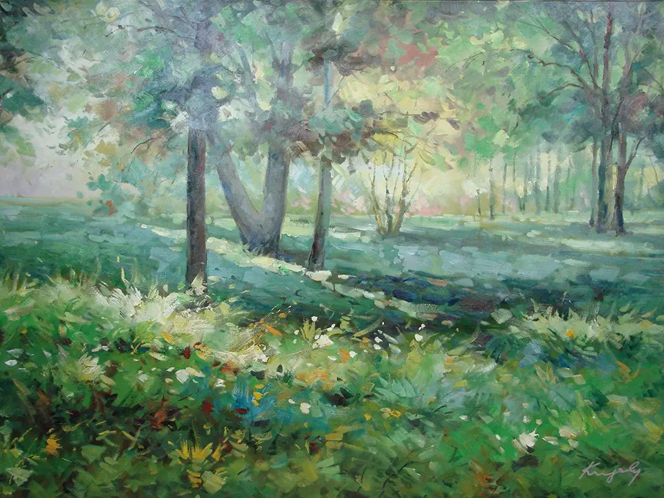 Scenic Landscape Oil Painting by Kingsley 60