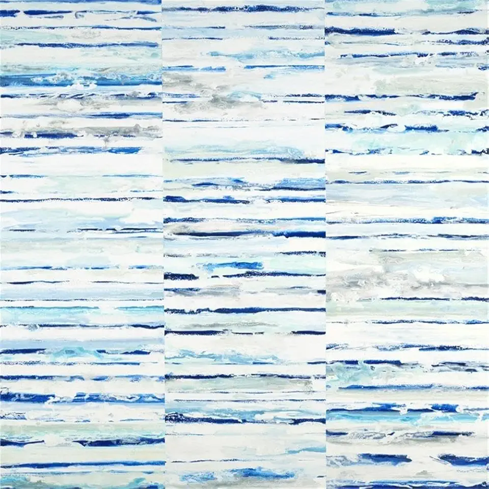 Giant Art 84x84 Morning Surf Fine Art Giant Canvas Print in White