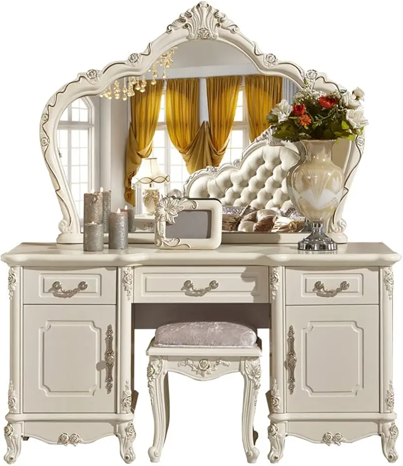 Dressing Table Bedroom Dressing Cabinet Small Household Vanity Table Princess Vanity Cabinet