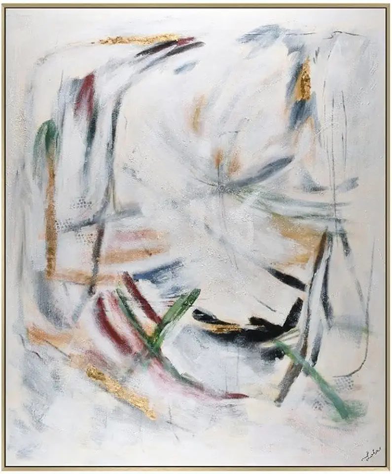 Ren-Wil Renwil Moldova 60x50 Modern Cotton Hanging Wall Canvas Art in Multi-Color