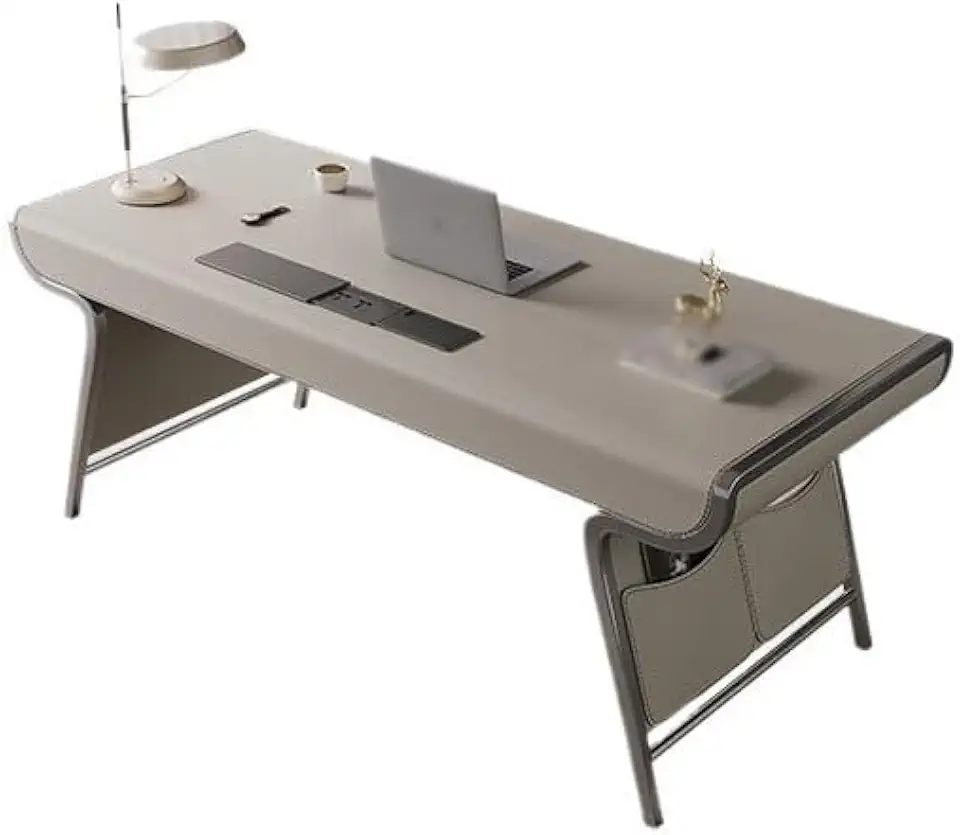 Desk for Bedroom Solid Wood Desk Light Luxury Modern Home Handshake Desktop Computer Game Table Modern Study Desk Minimalist Computer Desk Gamingdesk