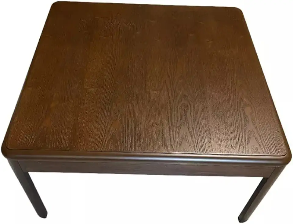 Furniture Wood Table Square 75cm Living Room Tatami Foot Warmer Heated Wooden Coffee Tea Table