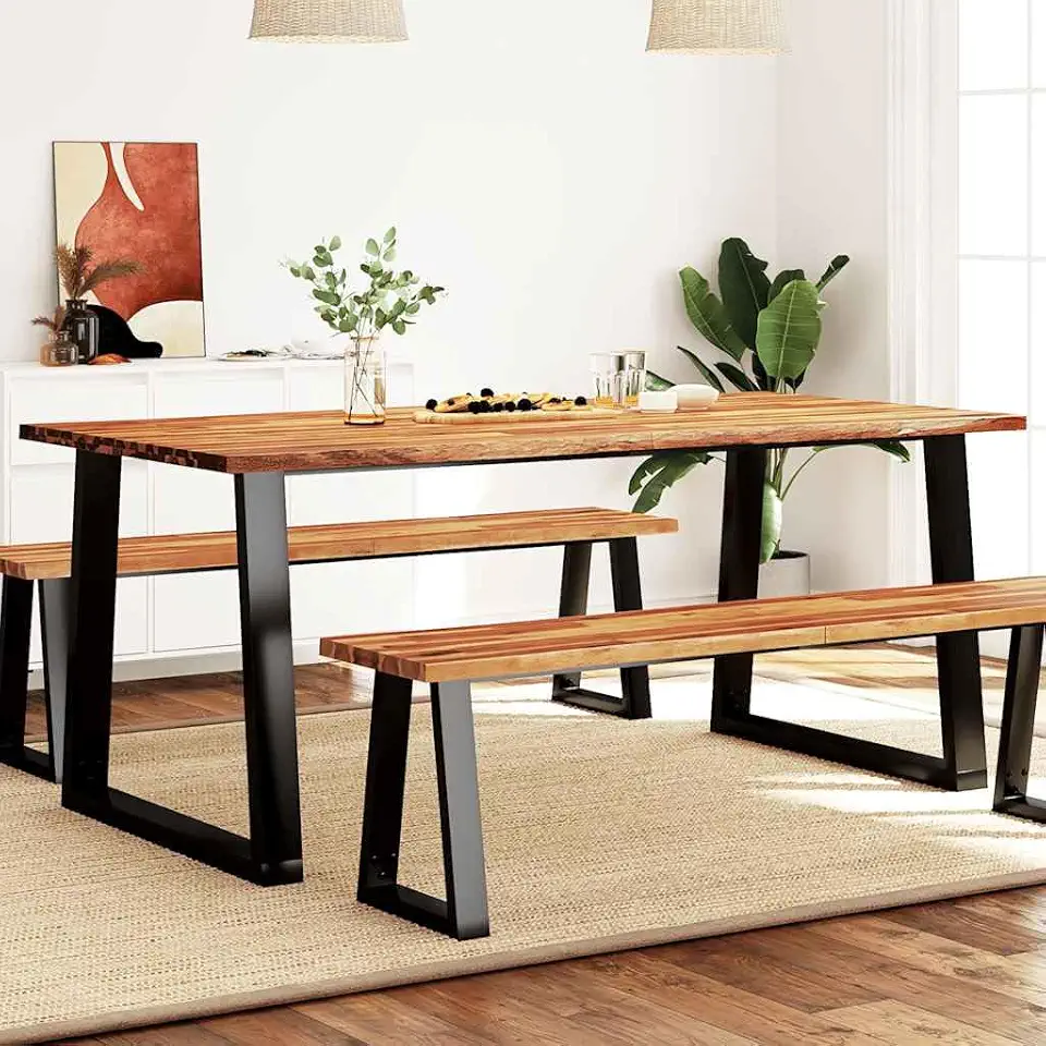 Dining Table with Live Edge 70.9