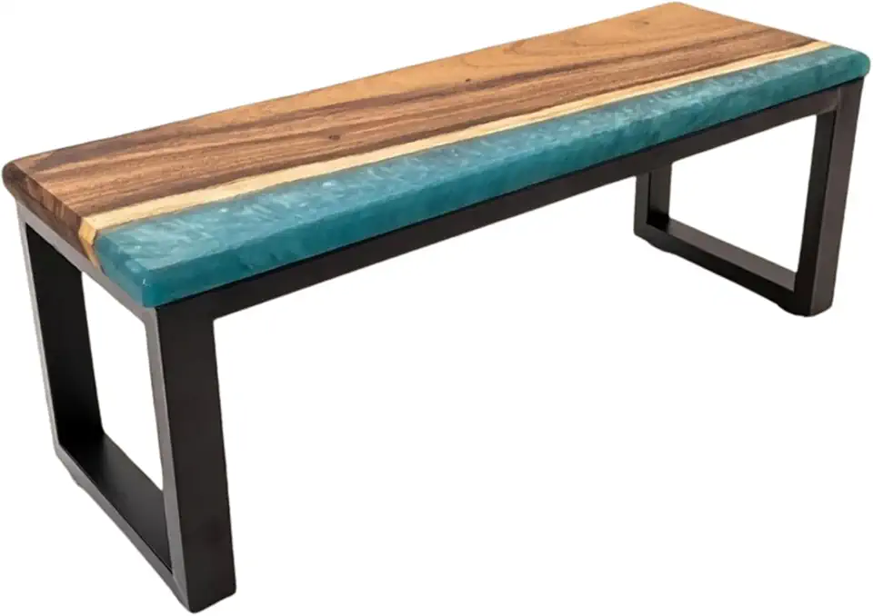 Personalized Sea Wave Table, Customized Live Edge Resin Epoxy Table, River Blue Coffee Desk, Kitchen Table, Gift Home, Beach House Table, Bar Table, Unique Home Gift, Round Table (40x80 inch.)