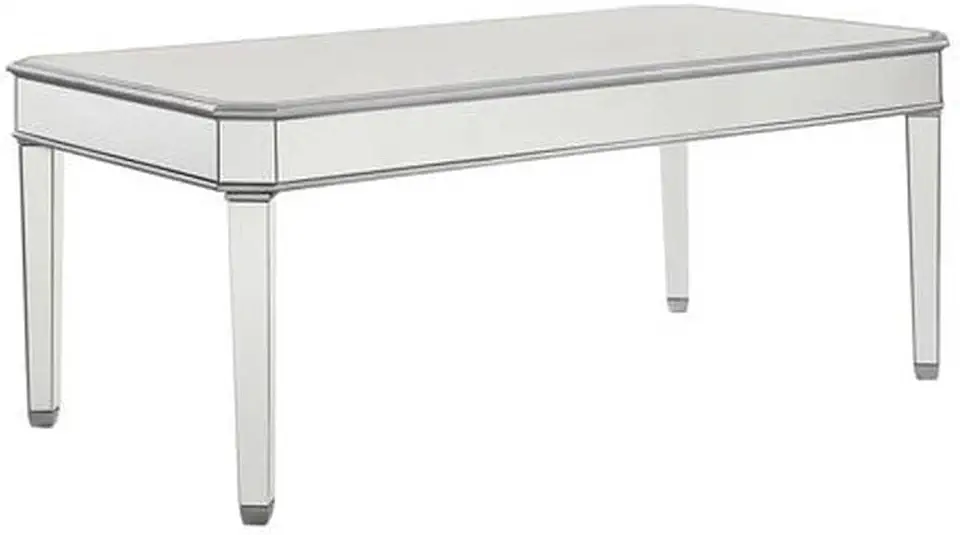 Rectangular Dining Table in Back Aston Viewrary Style-30 inches Tall and 32 inches Wide 779-Bel-5046425
