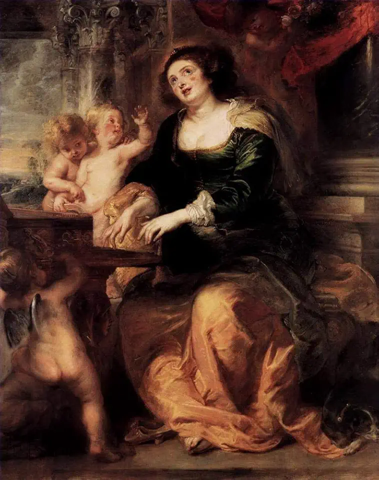 Toperfect 7 Paintings st cecilia 1640 Peter Paul Rubens Oil Art on Canvas - Famous Artworks -Size04, $50-$2000 Hand Painted by Art Academies' Teachers