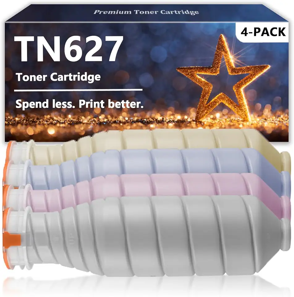 TN627 Toner Cartridges Compatible for Konica Minolta TN627K TN627C TN627M TN627Y Toner for AccurioPress C12000 C14000 Printers, 1 Set