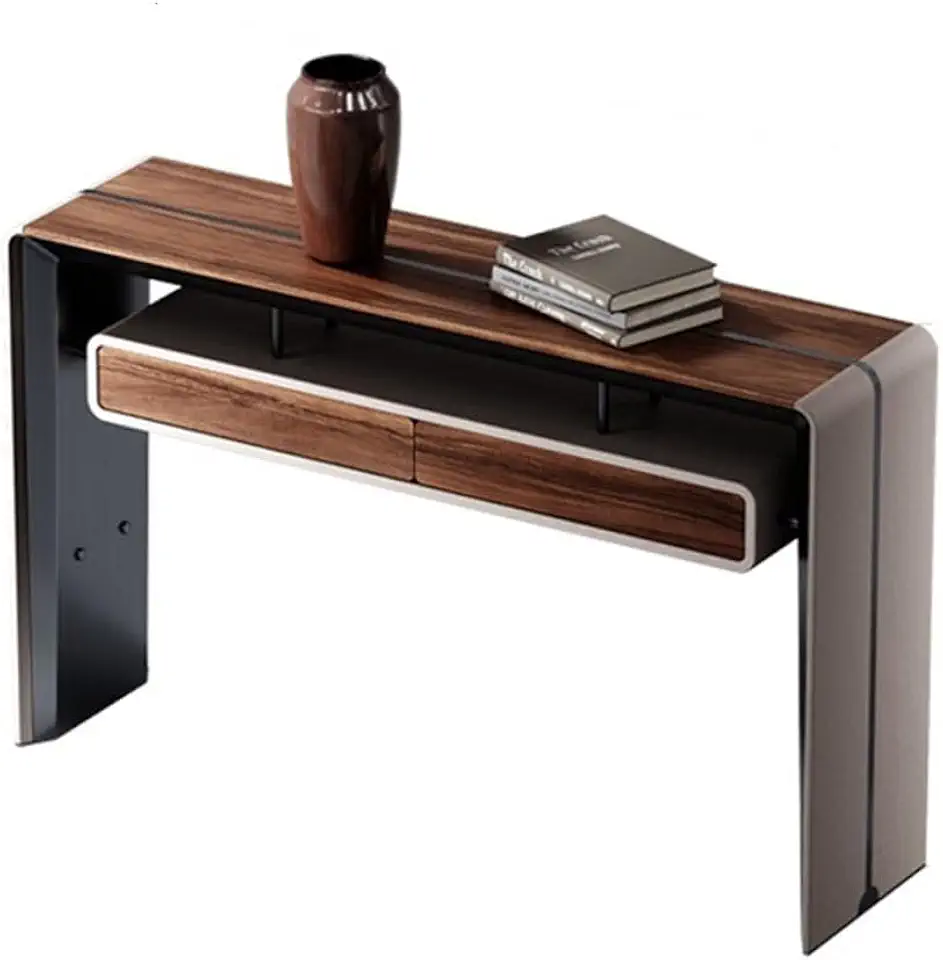 Entryway Table, Walnut Console Table 54