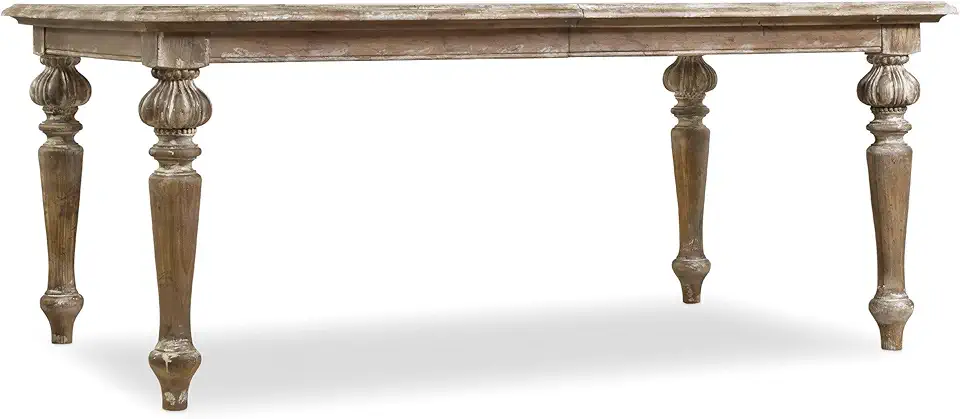 Chatelet Extendable Leg Dining Table in Caramel Froth Wood Grain by Hooker