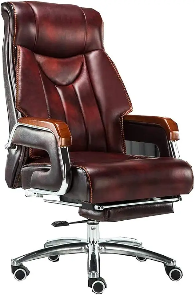 Ergonomic Office Chair Office Chair PU Leather Desk Gaming Chair Ergonomically Adjustable Racing Chair Tasks Swivel Executive Computer Chair Can Lift and Adjust 360 Degree,