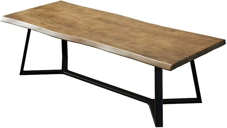 Office Desk Retro Industrial Style Solid Wood Computer Desk, 5cm Thick Simple Metal e Conference Table, Multifunctional Rectangular Table (Thickness 5cm 280x90x75cm)