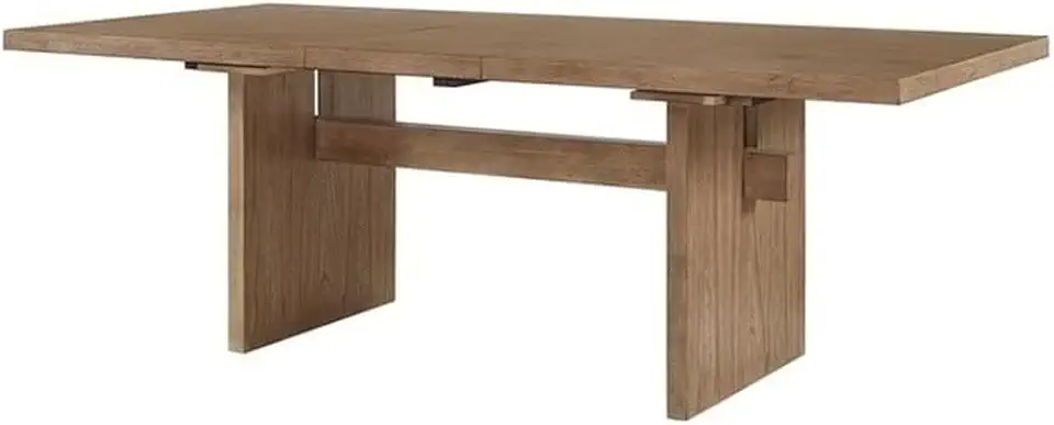 Martin Furniture, Brown Coastal Wood Kitchen, Dining, Rectangular, Office Table