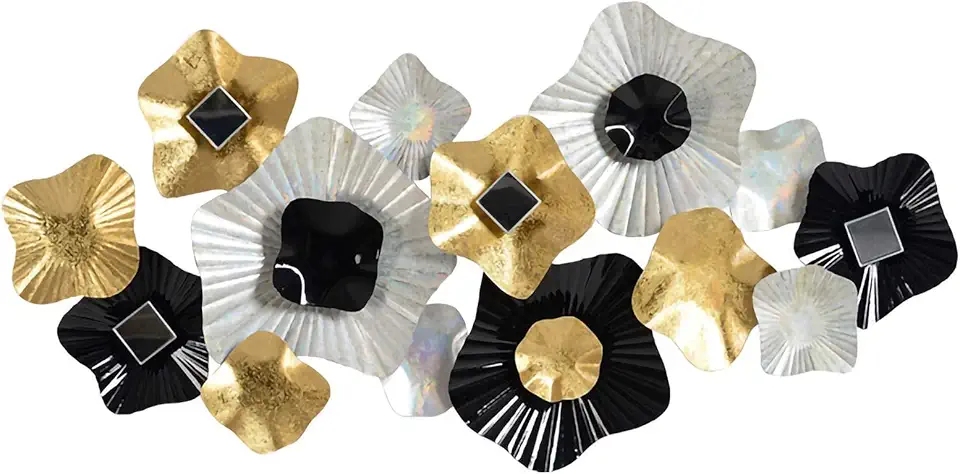 Metal Wall Art Decor, Creative Handmade Wrought Iron Wall Decoration, Light Luxury Nature Home Art Decoration, Stunning Modern Art, Interior Decoration, Featured Background Wall Decoration