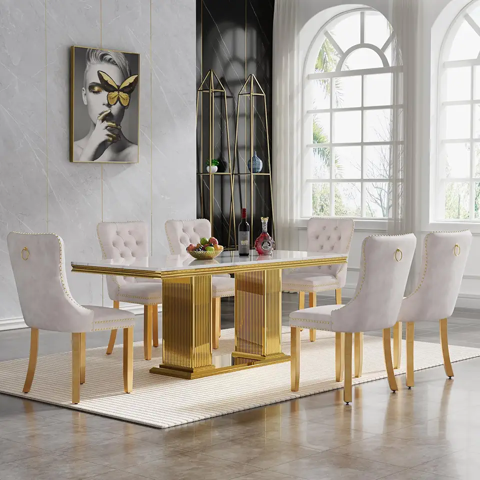 7-Piece Dining Table Set for 6, 68