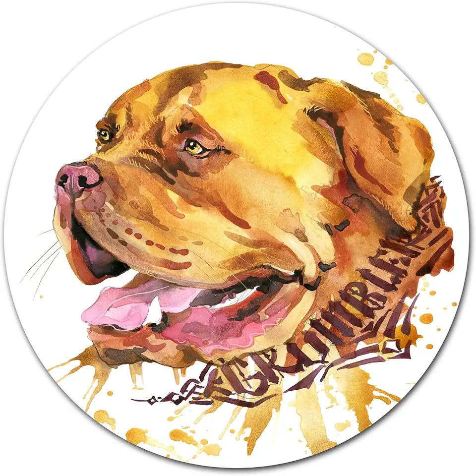 Designart MT13374-C23 Wall Art-Disc of 23 inch, 23'' H x 23'' W x 1'' D 1P, Brown