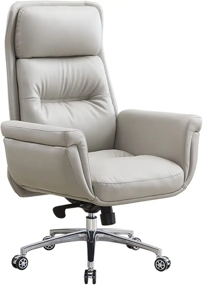Executive Chair, High Back Office Chair with Headrest, Height Adjustable Tilt, Computer Gaming Chair, Swivel Office Chair for Work