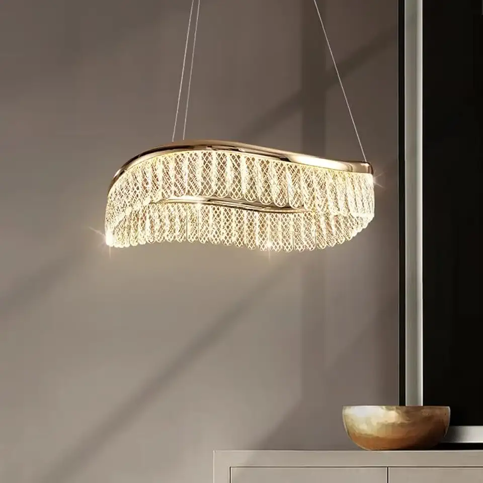 Pendant Lights Indoor Golden Lighting Crystals Chandeliers Luxury Gold Art Decor Round Hanging Decor Suspend ﻿,Pendant Chandeliers