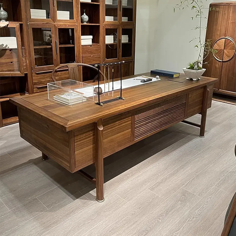 Boss Desk Office Desk Combination Simple Modern Executive Desk Single Executive Modern Executive Desk Large Sturdy Writing Table