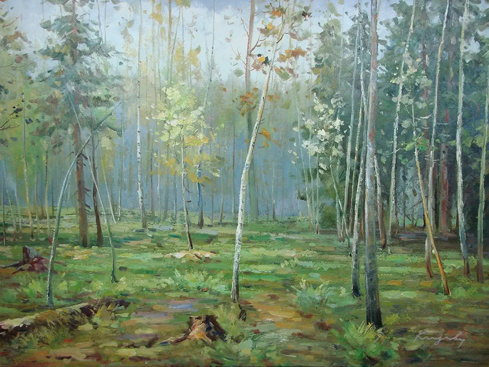 Scenic Landscape Oil Painting by Kingsley 60