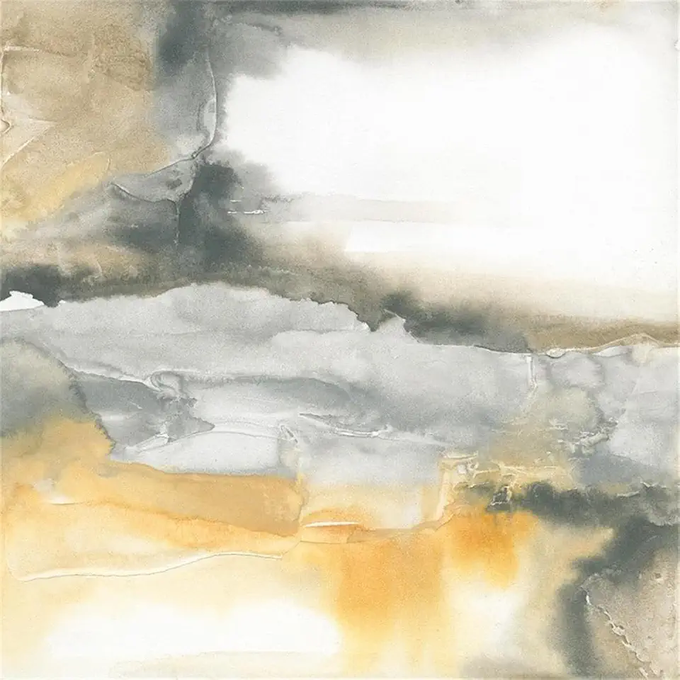 Giant Art 84x84 Minerals I Fine Art Giant Canvas Print in Yellow