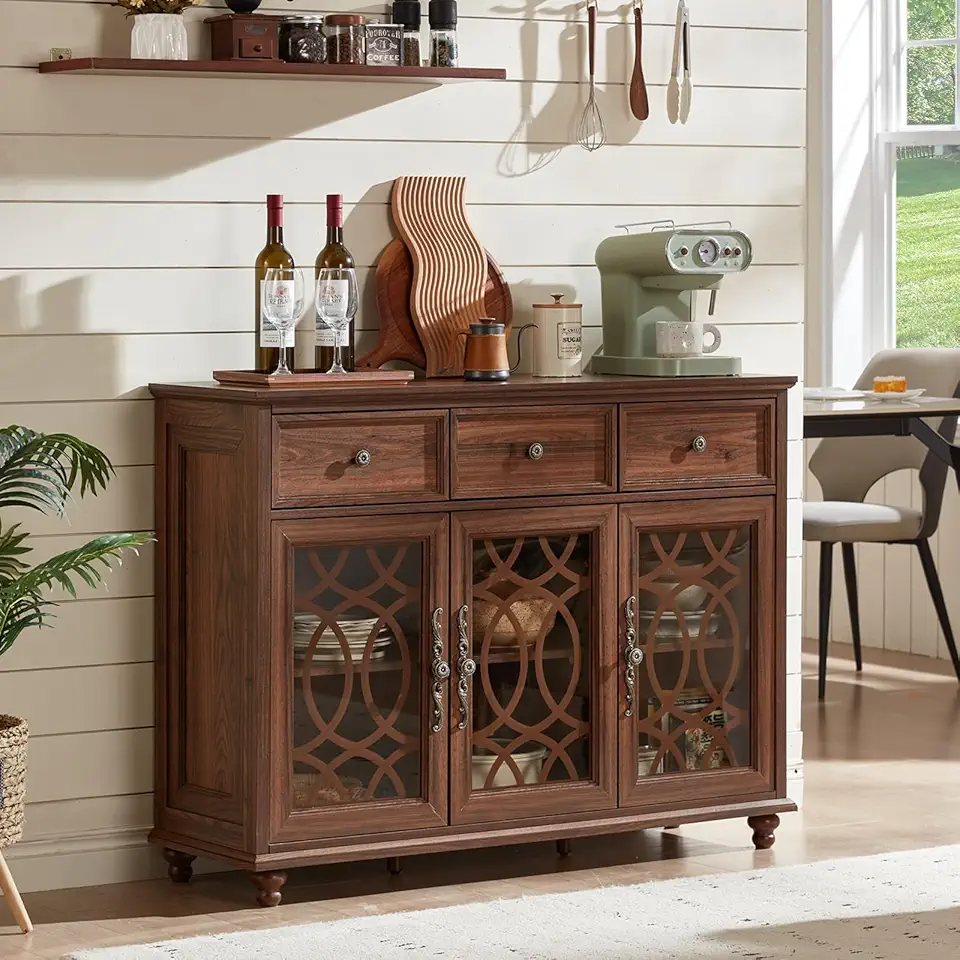 Large Sideboard Buffet Cabinet with Storage,48