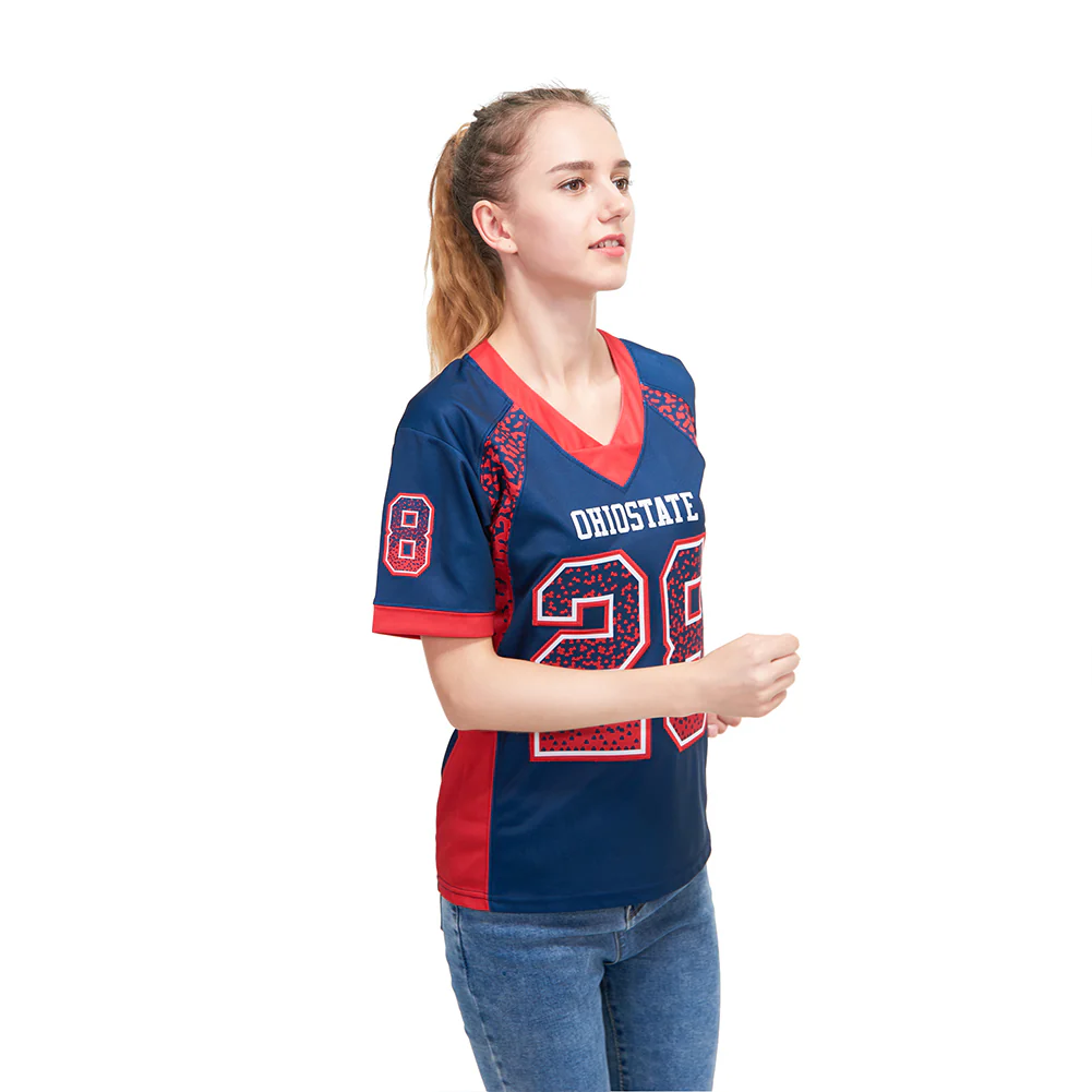 Custom Royal Red-White Drift Fashion Football Jersey