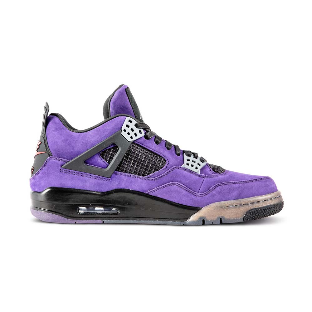 Travis Scott x Air Jordan 4 Retro 'Purple Suede - Black Midsole'