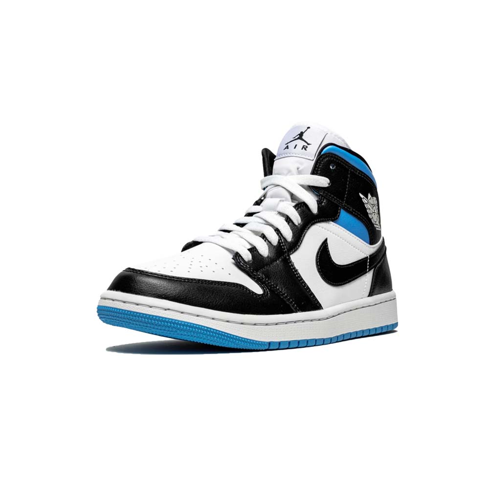 Jordan 1 Mid 'University Black White' (W)