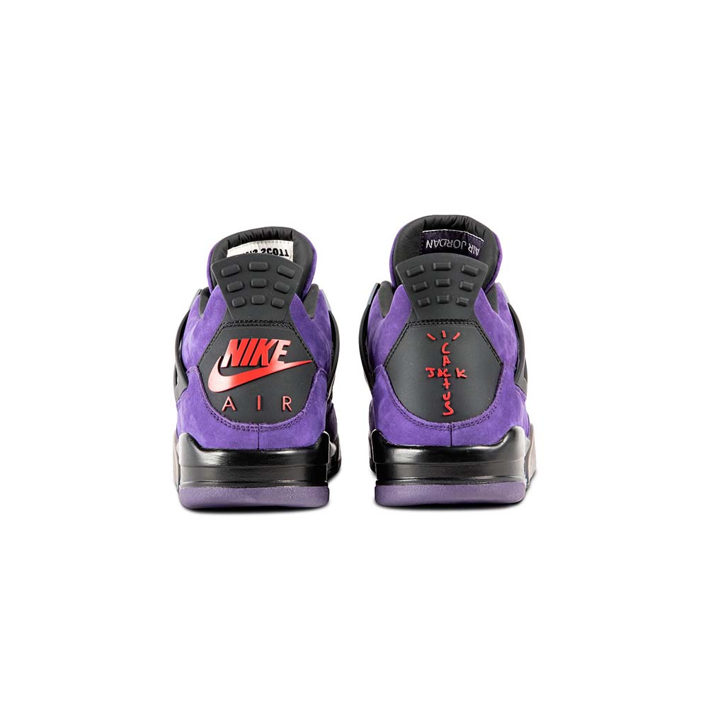 Travis Scott x Air Jordan 4 Retro 'Purple Suede - Black Midsole'