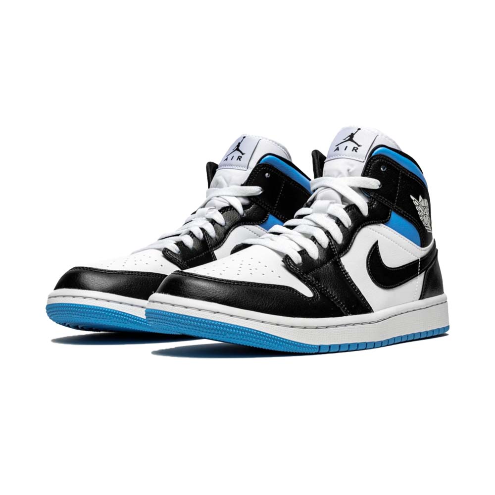 Jordan 1 Mid 'University Black White' (W)