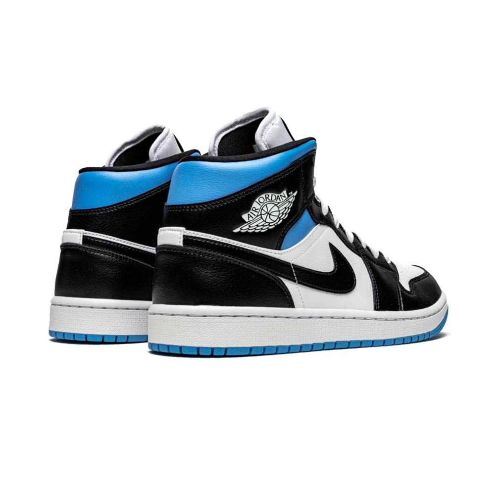 Jordan 1 Mid 'University Black White' (W)