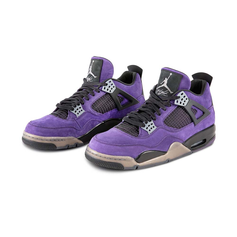 Travis Scott x Air Jordan 4 Retro 'Purple Suede - Black Midsole'