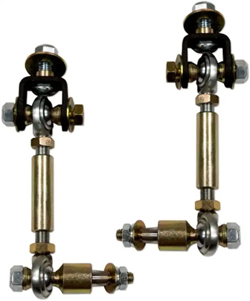 Tuff Country 30927 Front Adjustable Sway Bar End Links (w/heim Joints) 4wd Compatible with/Replacement for Dodge Ram 1500 1998-2001