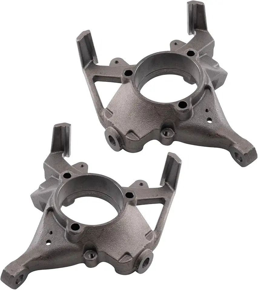 TRQ Steering Knuckle Set Compatible with 1990-2006 Jeep