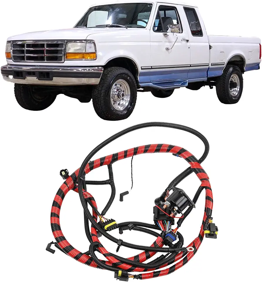 Engine Wiring Harness Assembly Compatible with 1997 Ford F250 HD F350 F-Super Duty 7.3L Diesel Replace F7TZ-9A451-CA F7TZ9A451CA