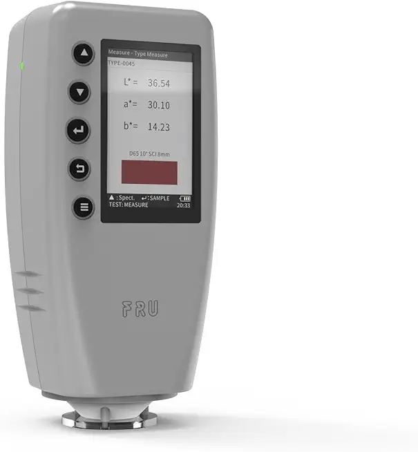New Digital Portable Colorimeter WR10 Color Reader Color Analyzer Aperture 8mm Cielab Wavelength 400nm 700nm Accuracy E 0 05 Color Simulation With White Black Calibration Board 3c5f5f6c