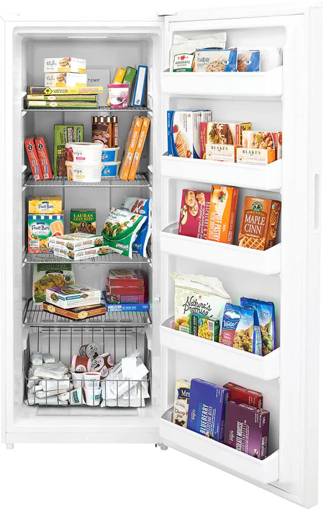 Frigidaire 18 Cu. Ft. White Garage Ready Upright Freezer