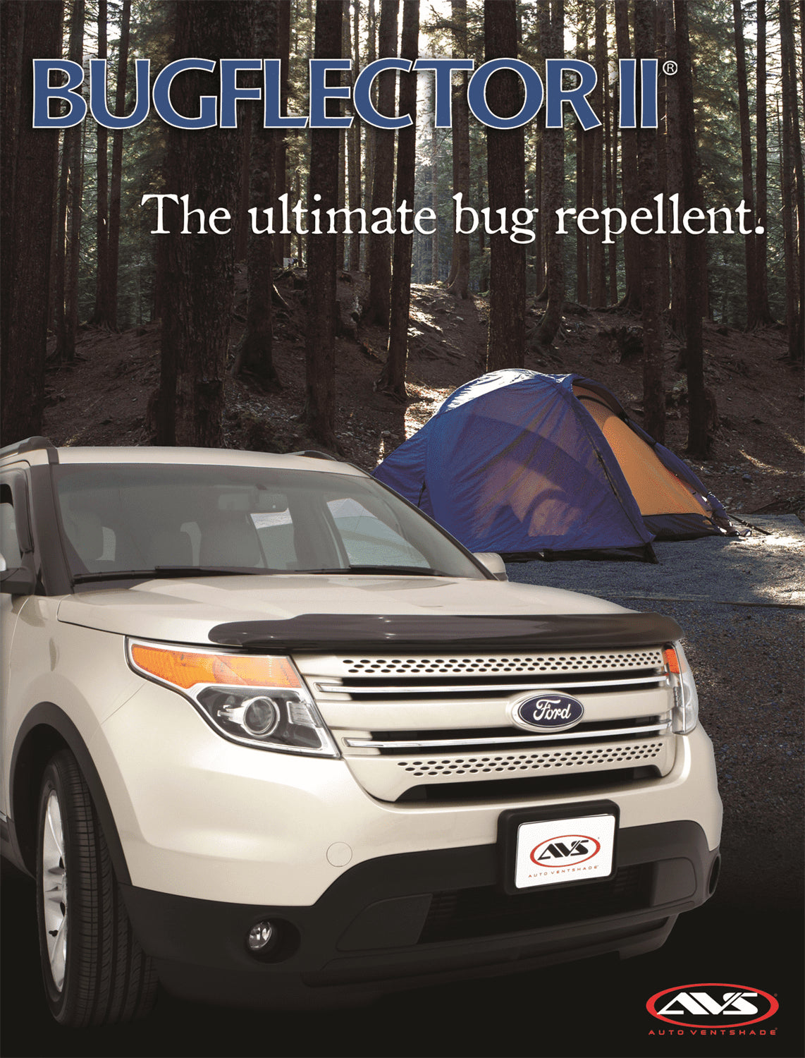 Auto Ventshade AVS 25400 Bugflector II Dark Smoke Hood Shield for 2005-2007 Odyssey