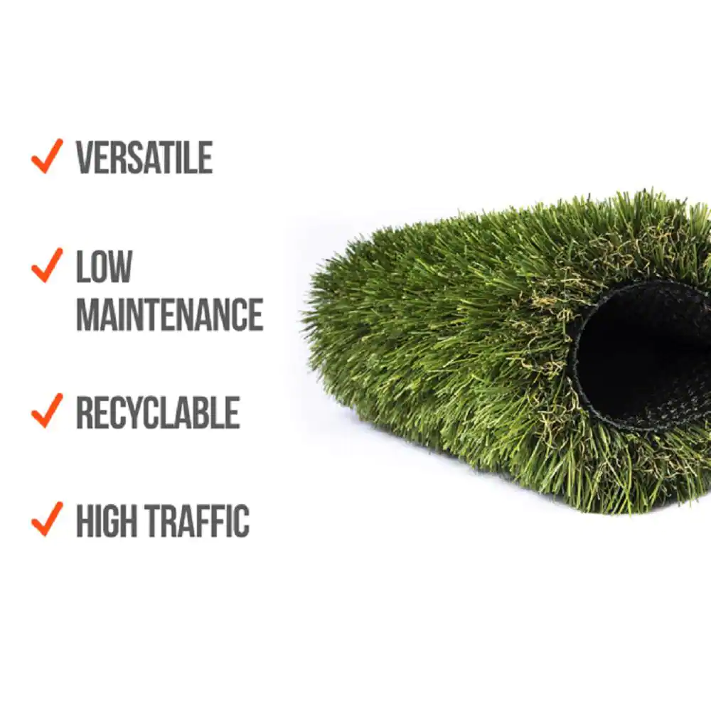 AstroLawn Nuevo 15 ft. W x Cut to Length Field Green Artificial Grass Carpet