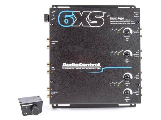 AudioControl 6XS Black 6 Channel Electronic Crossover
