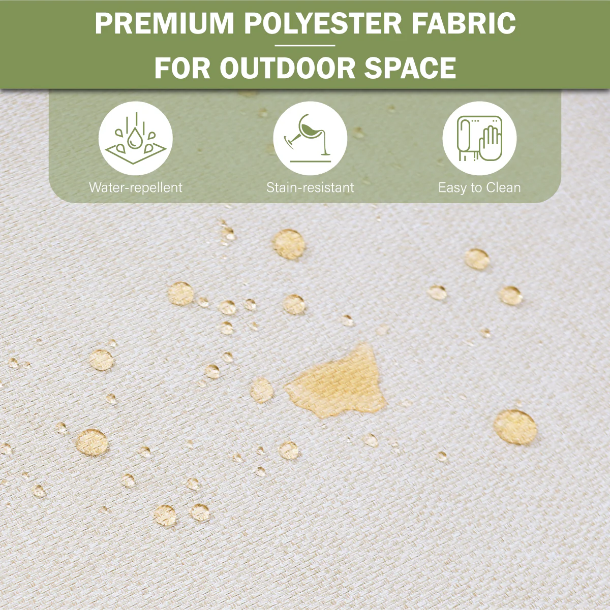 PHI VILLA 5-Piece Rattan Patio Conversation Set with Ottomans