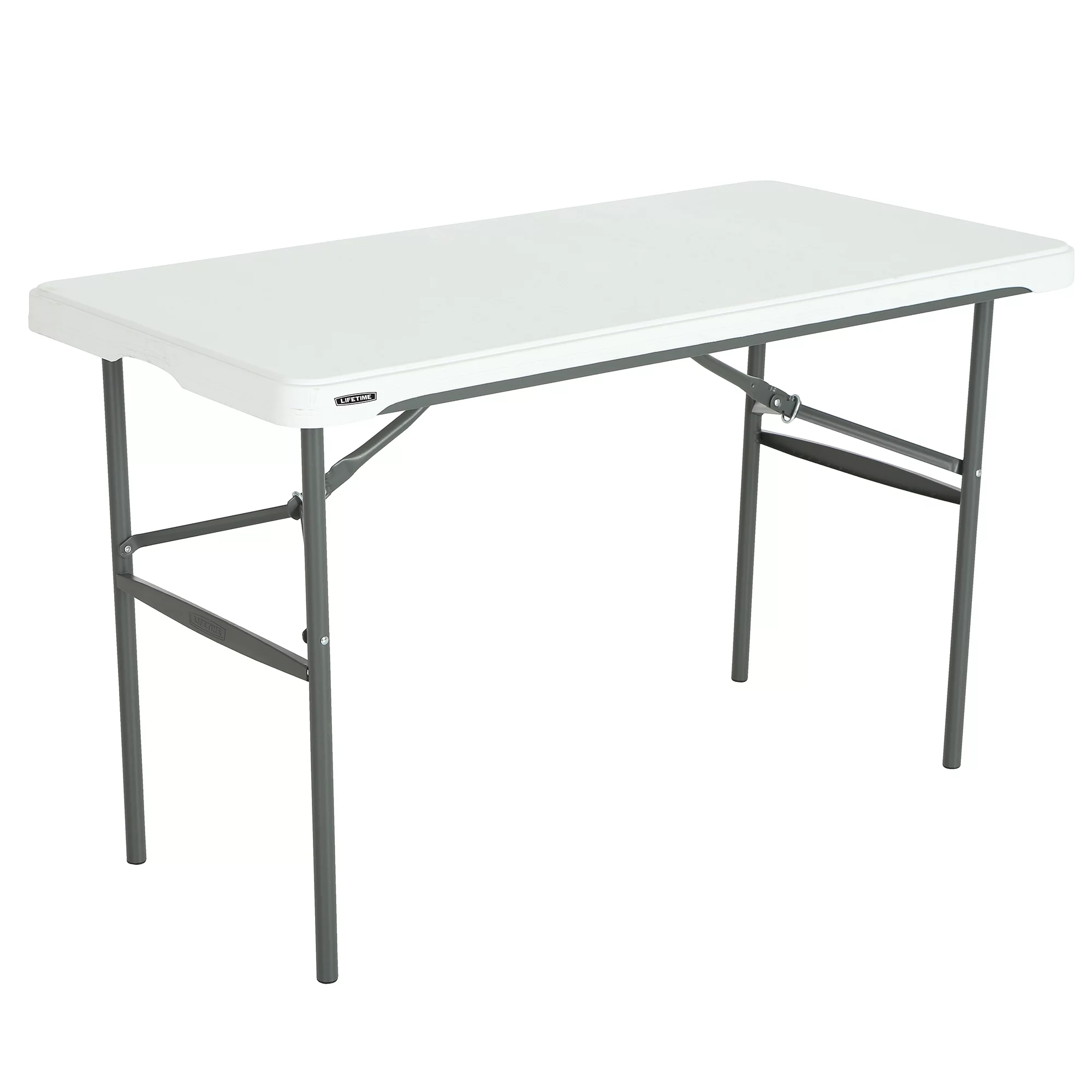 Lifetime 4 Foot Nesting Rectangle Table, Indoor/Outdoor Commercial ...