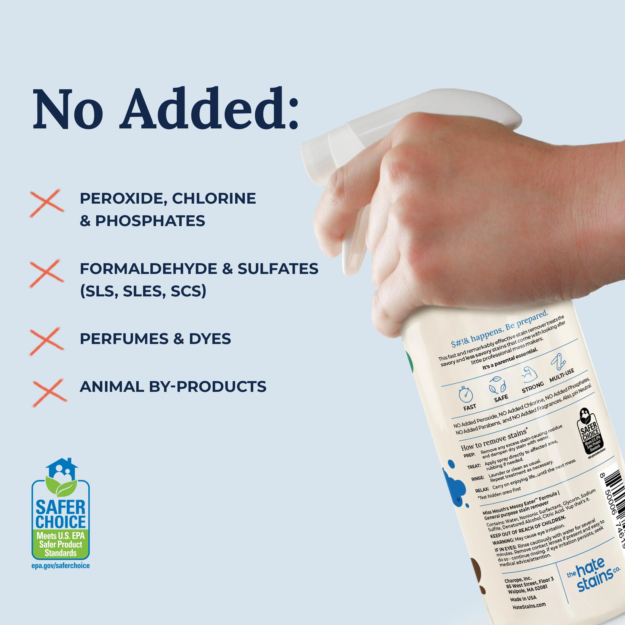 Hate Stains Co. Non-Toxic Stain Remover