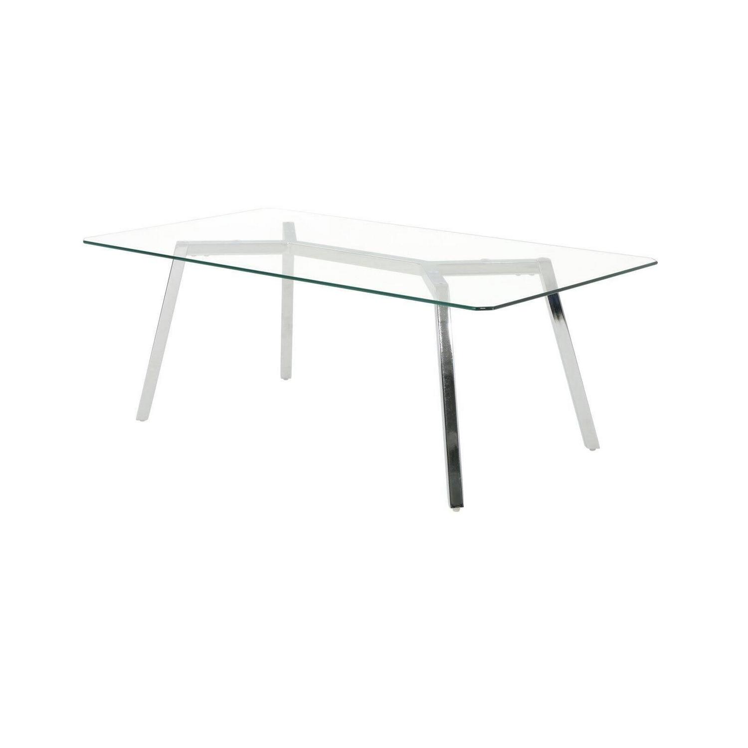 Zavier Rectangular Glass Top Dining Table - Costco Arizona