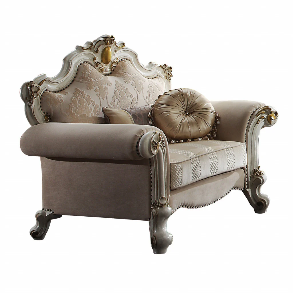 50" Pearl Fabric Damask Arm Chair - Costco Arizona